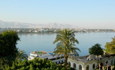 Image of the Nile River in Luxor, Egypt