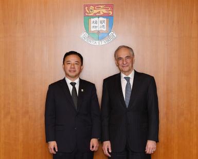 President Zimmer, agrees to an University of Hong Kong Partnership Fund