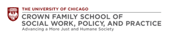 Logo of the Crown Family School for Social Work, Policy, and Practice