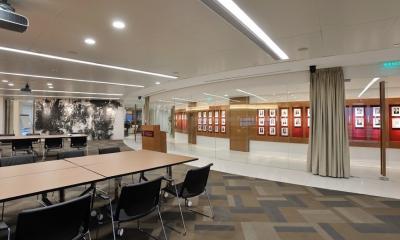 Photo of an empty conference room